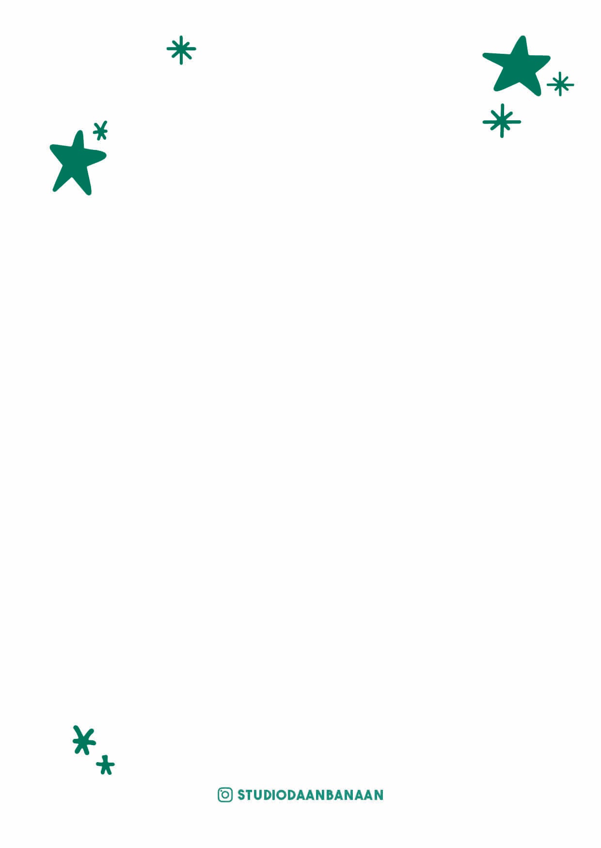 Set van 5 kaarten - Kerst 2023