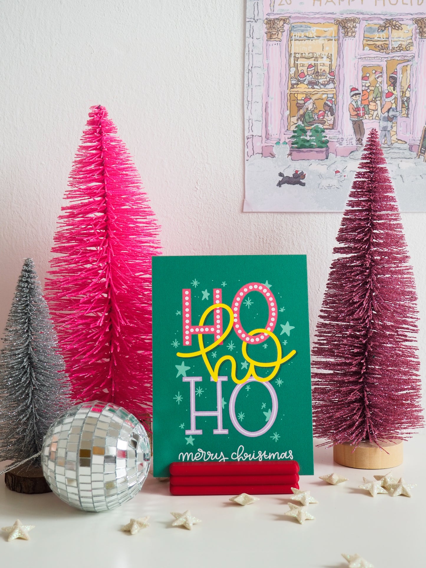 Kerstkaart - Ho Ho Ho