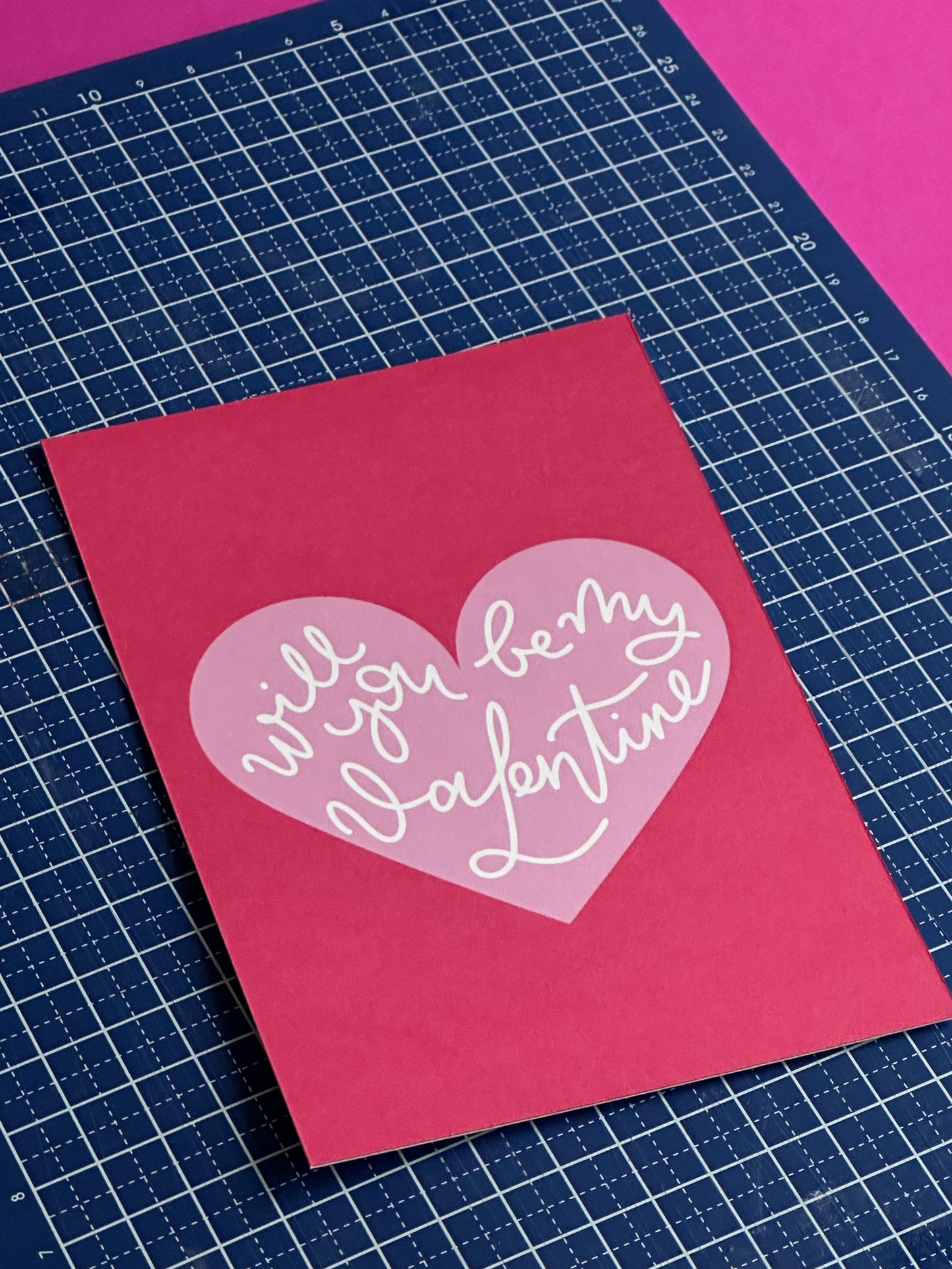 Wenskaart - Will You Be My Valentine?