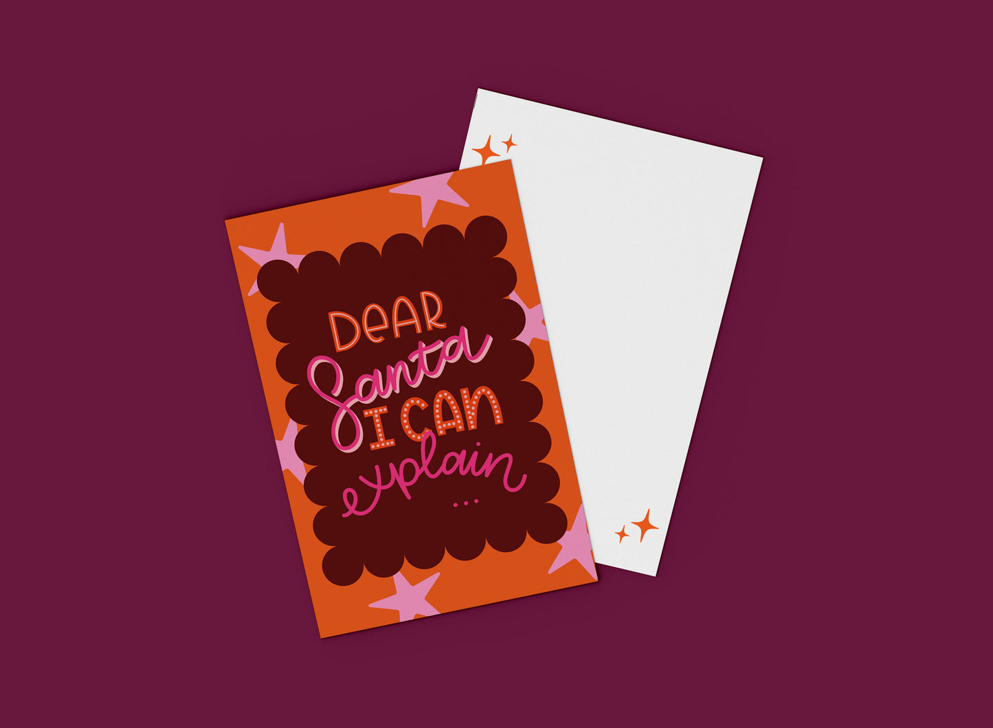 Kerstkaart - Dear Santa