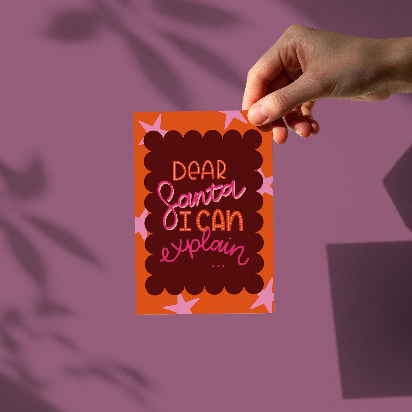 Kerstkaart - Dear Santa