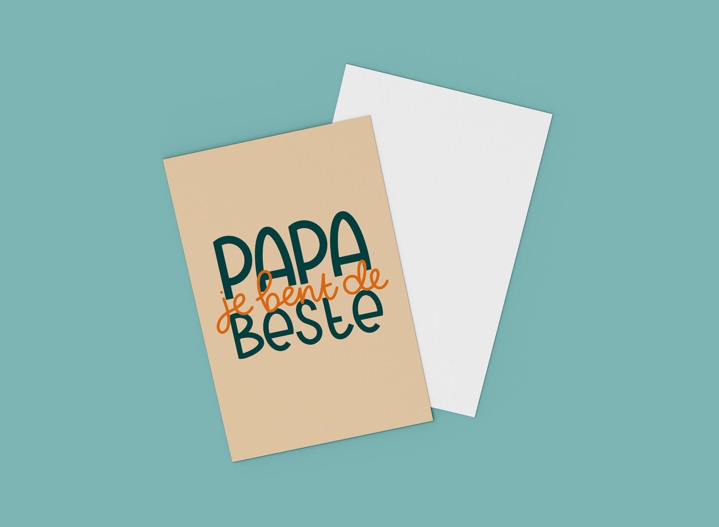 Wenskaart - Papa De Beste