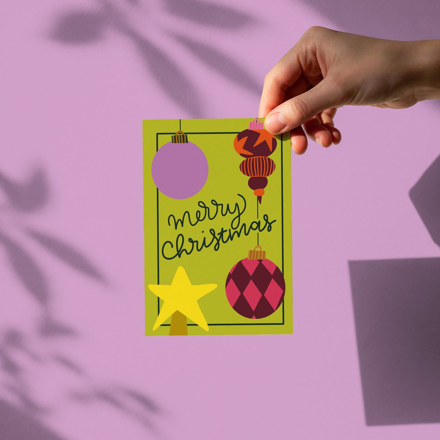 Kerstkaart - Merry Christmas