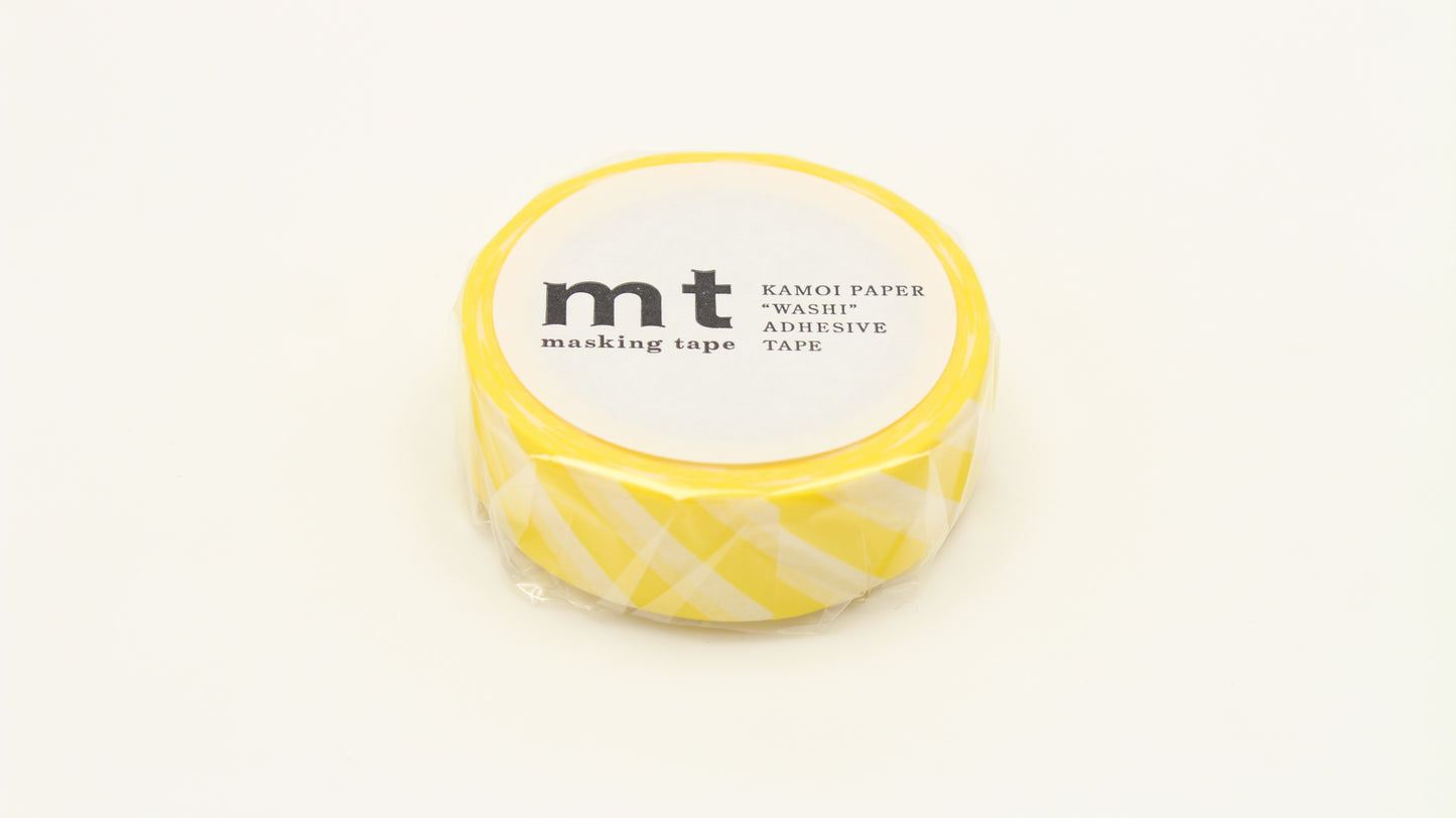 MT Masking Tape - Stripe Lemon